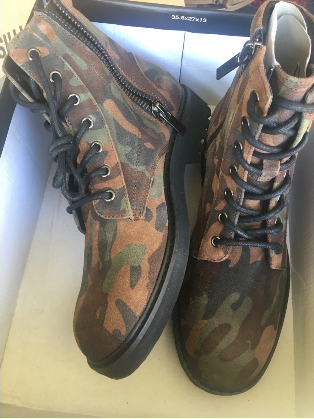 INC International Concepts Men’s Wilder Camo Boots Size 10 NWB